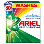 Ariel Powder Color 80 Washes, 4,4KG