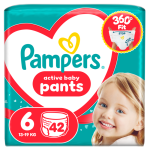 Pampers Pants, Size 6, 42 Diapers, 14-19kg