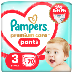 Pampers Pants Premium Care S3, 70ct