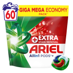 Ariel All-in-1 PODs +Extra Clean Power 60CT