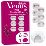 Venus Comfortglide Sugarberry, 6 blades + cover