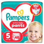 Pampers Pants P&uuml;ksm&auml;hkmed, Suurus 5, 48 M&auml;het, 12-17kg