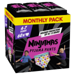 Pampers Ninjamas S7, 60ct Heart
