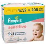 Pampers Wipes Sensitive 208CT