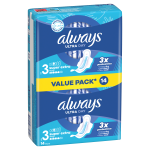 Always Ultra Pads Day&N Wing Light S3, 14CT