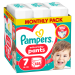 Pampers Pants Monthly Size 7, 128ct