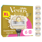 Venus ComfortGlow Argan Oil, 6 blades