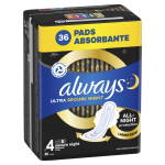 Always Ultra S Pads Night Wing 36CT