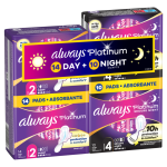 Always Platinum Day (S2, 14 pcs) and Night (S4, 10 pcs)