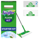 Swiffer Sweeper Starter Kit, Dry 8tk + Wet 3tk