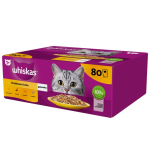 Whiskas MIX chicken, duck, poultry, turkey (80x85g)