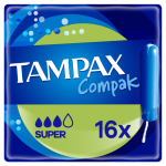 Tampax Compak Tampons Super 16CT