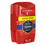 Old Spice pulkdeodorant, 2x50ml, Captain