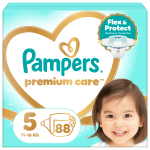 Pampers Premium Care Suurus 5, 11&ndash;15 Kg, 88 M&auml;het