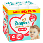 Pampers Premium Pants Monthly Size 4, 124ct