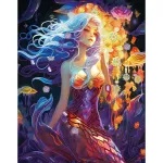 5D teemantmaal 40 &times; 50 cm &ndash; Charming Mermaid (LGPS006e)