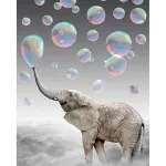 Maalimine numbrite j&auml;rgi 40 &times; 50 cm &ndash; Elephant in a Dreamscape (MG2492e)