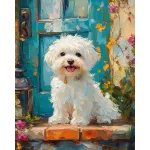 5D teemantmaal 40 &times; 50 cm &ndash; Floral Guardian (LG405e)