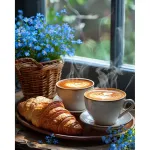 5D teemantmaal 40 &times; 50 cm &ndash; Delightful Morning (LG356e)