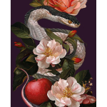 Maalimine numbrite j&auml;rgi 40 &times; 50 cm &ndash; Serpent in Bloom (MG2500e)