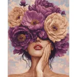 5D teemantmaal 40 &times; 50 cm &ndash; Floral Soul (LG406e)