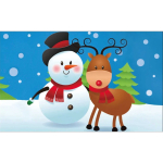 5D teemantmaal 20 &times; 30 cm &ndash; Christmas Friends (LC019e)