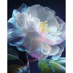 5D teemantmaal 40 &times; 50 cm &ndash; Peony Bloom (LG335e)