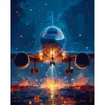 5D teemantmaal 40 &times; 50 cm &ndash; Skyward Flight (LG369e)