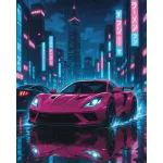 Maalimine numbrite j&auml;rgi 40 &times; 50 cm &ndash; The City Ghost (MG2538e)