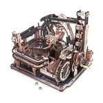 Puidust 3D-kuuliraja komplekt &ndash; Marble Spaceport (RK025e)