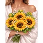Maalimine numbrite j&auml;rgi 30 &times; 40 cm &ndash; Sunlit Embrace (ME1193e)