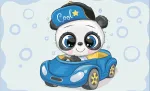 5D teemantmaal 20 &times; 30 cm &ndash; Little Panda (LC032e)
