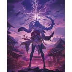 5D teemantmaal 40 &times; 50 cm &ndash; Lightning Goddess (LG358e)