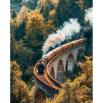 5D teemantmaal 40 &times; 50 cm &ndash; Autumn Express (LG371e)