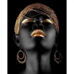 5D teemantmaal 40 &times; 50 cm &ndash; African Grace (LG349e)