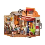 RoomBox miniatuurse raamatupoe komplekt &ndash; Corner Bookstore (DG164e)