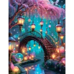 5D teemantmaal 50 &times; 65 cm &ndash; Enchanted Street (LMC293e)
