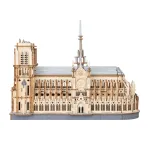 Puidust 3D-katedraali komplekt &ndash; Paris Cathedral (TG511e)