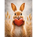 5D teemantmaal 30 &times; 40 cm &ndash; Gift from the Heart (LE176e)