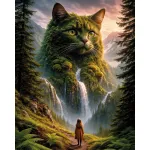 Maalimine numbrite j&auml;rgi 40 &times; 50 cm &ndash; Emerald Dream (MG2545e)
