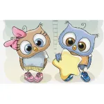 5D teemantmaal 20 &times; 30 cm &ndash; Asterisk as a Gift (LC017e)