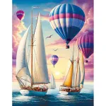 5D teemantmaal 50 &times; 65 cm &ndash; Dawn Voyagers (LMC295e)