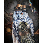 5D teemantmaal 40 &times; 50 cm &ndash; Time Keeper (LG318e)