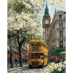 5D teemantmaal 40 &times; 50 cm &ndash; City Awakening (LG413e)