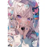 5D teemantmaal 20 &times; 30 cm &ndash; Anime Girl (LC061e)