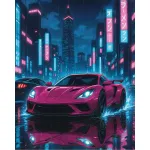 5D teemantmaal 40 &times; 50 cm &ndash; The City Ghost (LG398e)
