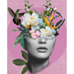 5D teemantmaal 50 &times; 65 cm &ndash; Flower Dream (LMC030e)