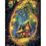 5D teemantmaal 50 &times; 65 cm &ndash; Dreamland Cottage (LMC292e)