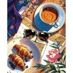 5D teemantmaal 40 &times; 50 cm &ndash; Fragrance of Dawn (LG381e)