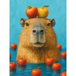 Maalimine numbrite j&auml;rgi 30 &times; 40 cm &ndash; Capybara (ME1187e)